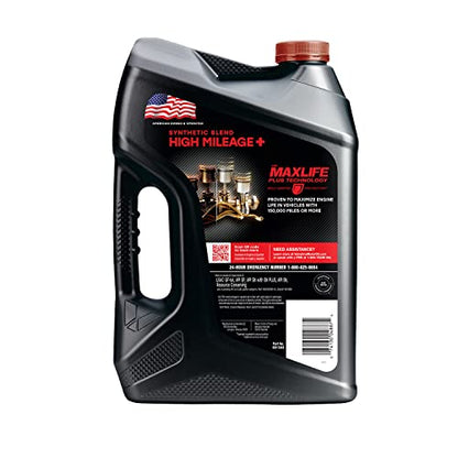 Valvoline High Mileage 150K with Maxlife Plus Technology Motor Oil SAE 5W-30 5 QT