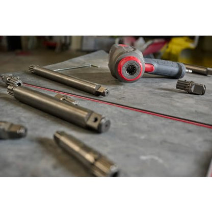Ingersoll Rand 2236QTIMAX-2 DXS2 1/2" Air Impact Wrench, 2" Extended Anvil, Quiet, 1500 ft-lb Torque, Titanium Hammercase, Friction Ring Retainer, Pistol, Interchangeable Anvil, Multi-functional Tool