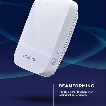 Linksys WiFi 6 Wireless Range Extender | 1.8 Gbps Speed | 2,000 Sq. FT Coverage | RE7350-AMZ | 2024 Release