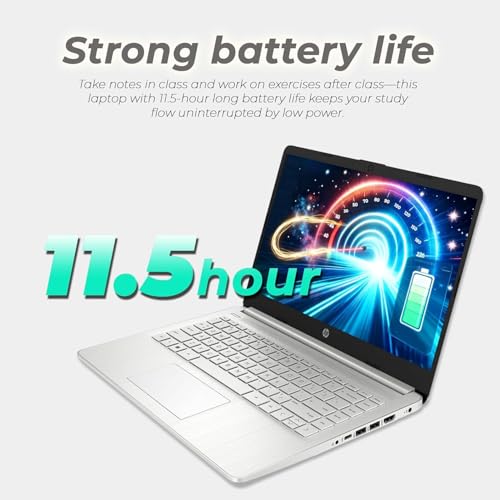 HP 14 Laptop Computer, 2026-2027 Edition, Intel N150 Processor, 4GB RAM, 128GB SSD, 1TB Cloud Storage, Windows 11 with Microsoft 365