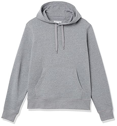 Amazon Essentials Men's Sweatshirt Hoodie, Grey Heather, Medium, Big & Tall Options Available