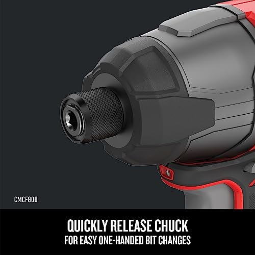 CRAFTSMAN V20 MAX Cordless Drill and Impact Driver, Power Tool Combo Kit with 2 Batteries and Charger (CMCK200C2AM)