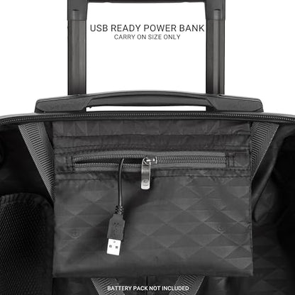 SwissGear 7272 Energie Expandable Hardside Luggage with Spinner Wheels and TSA Lock, Light Gold, 3-Piece Set (19/24/27)