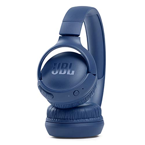 JBL Tune 510BT: Wireless On-Ear Headphones with Purebass Sound - Blue, Medium