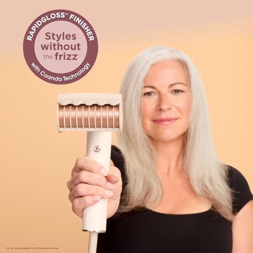 Shark Hair Dryer | SpeedStyle | No Heat Damage Hair Styling Tool | 3 Styling Tools Included | Portable & Powerful Blow Dryer | Best for Straight & Wavy Hair | Silk | HD331