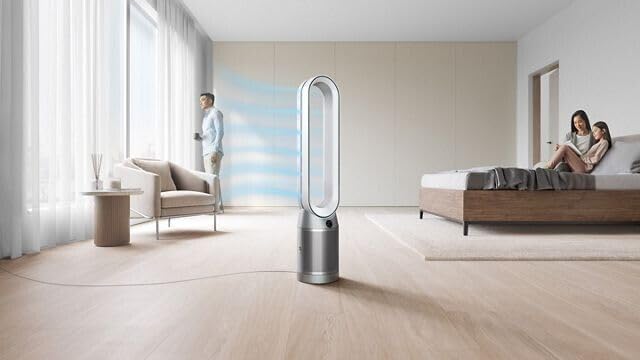 Dyson Purifier Cool™ TP07 Smart Air Purifier and Fan - White/Silver