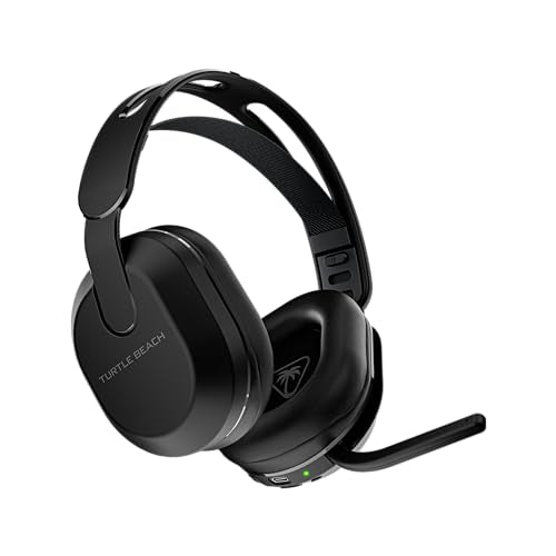 Turtle Beach Stealth 500 Wireless Gaming Headset Licensed for Xbox Series X|S, Xbox One & Works via Bluetooth with PC, Switch & Mobile – 40-Hr Battery, Memory Foam Cushions, Flip-to-Mute Mic – Black