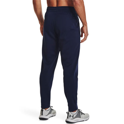 Under Armour Mens ArmourFleece Straight Leg Pant, (410) Midnight Navy / / Black, Medium Tall