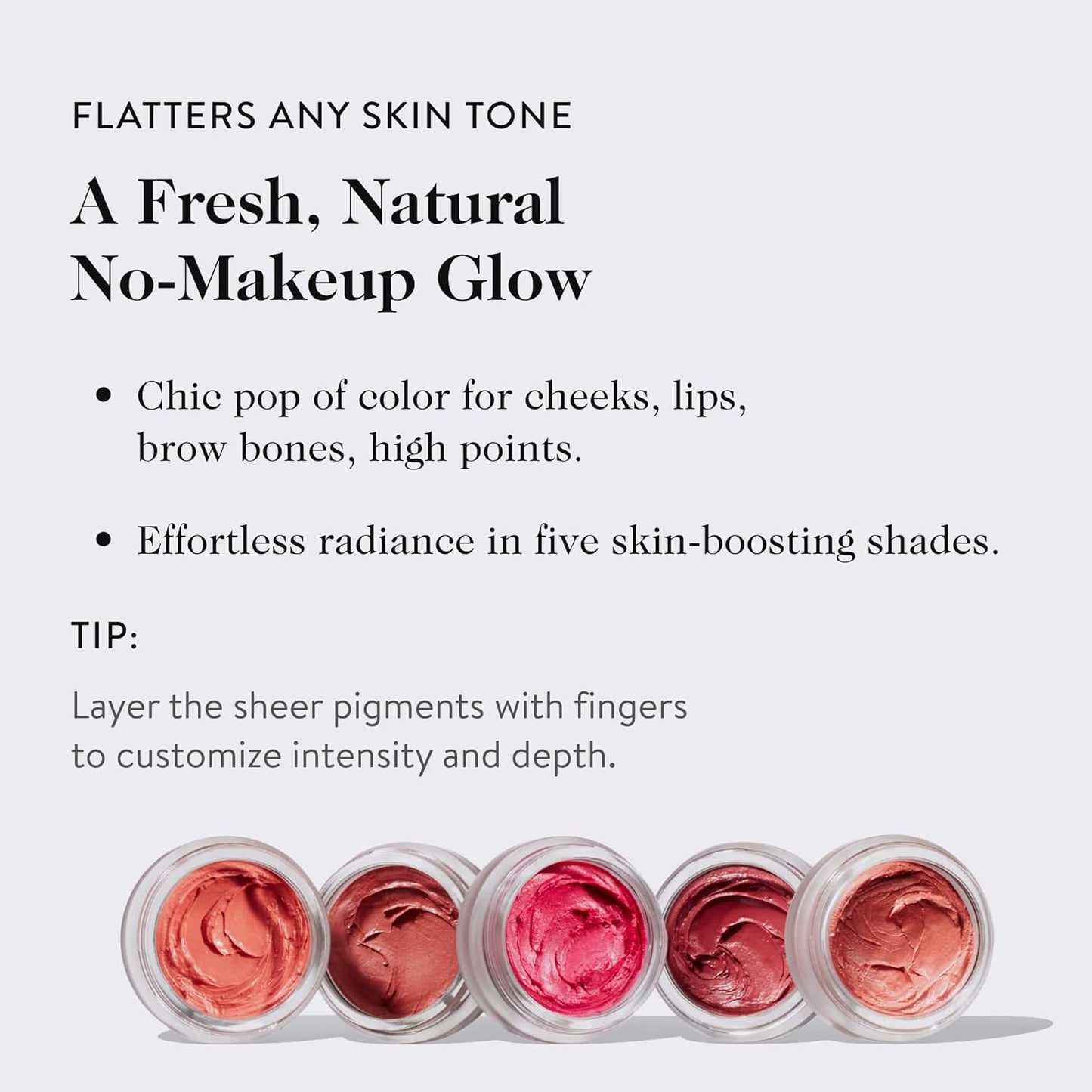 goop Beauty Cream Blush | Sheer Pop of Color for Lips & Cheeks | Vitamin C, Vitamin E, & Safflower Oil | Natural Makeup for Glowing Skin | Paraben & Silicone Free | 0.5 oz | Afterglow - Soft Berry