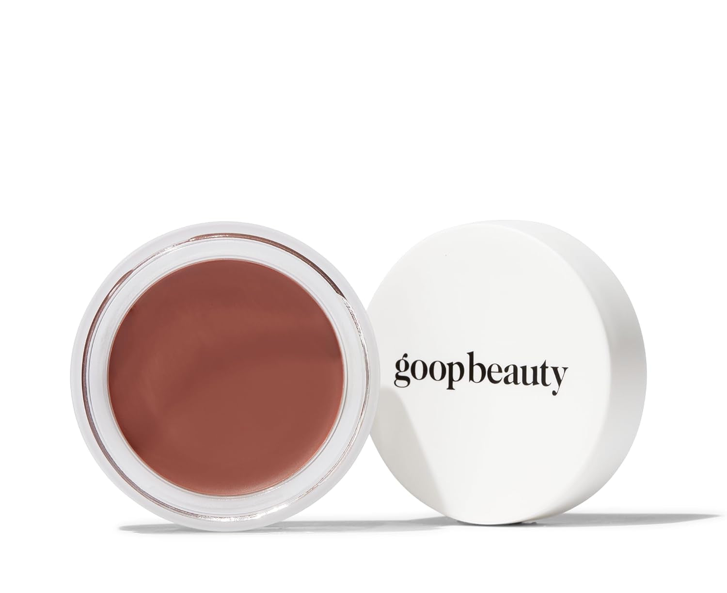 goop Beauty Cream Blush | Sheer Pop of Color for Lips & Cheeks | Vitamin C, Vitamin E, & Safflower Oil | Natural Makeup for Glowing Skin | Paraben & Silicone Free | 0.5 oz | Whiskey - Warm Terracotta