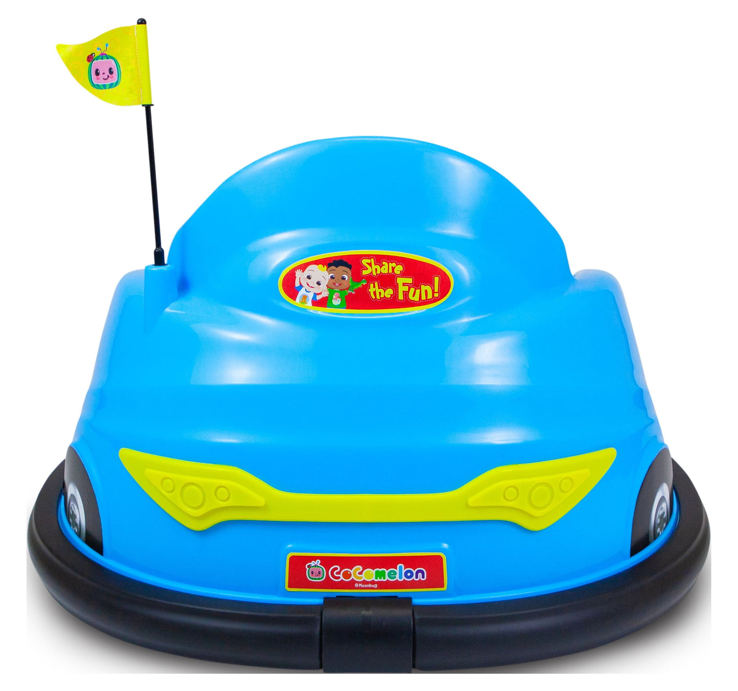 CoComelon 6V Bumper Car, Battery Powered, Electric Ride on for Children by Flybar, Includes Charger