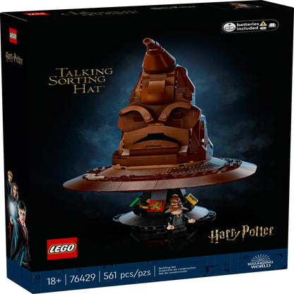 LEGO Harry Potter Talking Sorting Hat W/ 31 Voices - Harry Potter Building Set - Gift Idea for Adults, Women & Men, 18+ - 76429