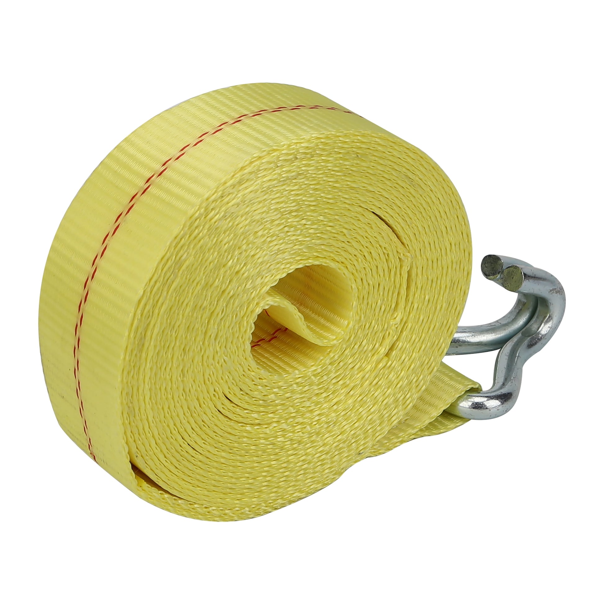 Hyper Tough Brand 2”x27" Tie down Straps with over Size  Ratchet Handle 3333lbs, Work Load with DJ-Hooks Single Pack