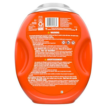Tide Power PODS Plus Ultra OXI White and Bright Laundry Detergent, Advanced Stain Removal and Whitening Power, 63 Count