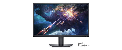 Dell SE24 Series Monitor - 24 inch IPS TFT LCD FHD (1920 x 1080) AMD FreeSync - VESA, 16:9-75Hz, 5ms Grey-to-Grey Response Time, Low Blue Light, Flicker Free, Anti-Glare, HDMI & VGA, Black