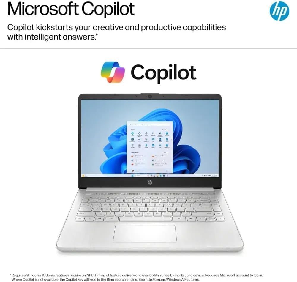 HP Student and Home Laptop with Free Microsoft 365, 16GB RAM, 1.1TB Storage (128GB SSD and 1TB Cloud Storage), Fast Intel Core, Win 11 w/o Earbuds – Perfect for Work & Play