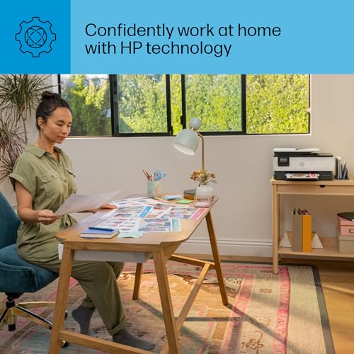 HP OfficeJet Pro 8125e Wireless All-in-One Color Inkjet Printer, Print, scan, Copy, ADF, Duplex Printing, Home & Office, 3 Months of Instant Ink Included (405T6A)