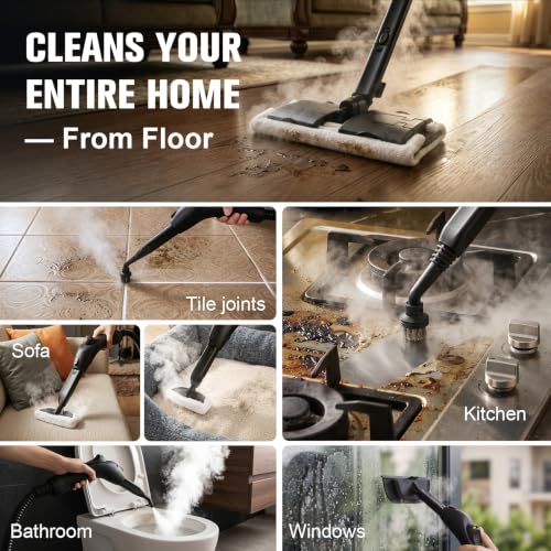 Waitbird 4.5 Bar 300°F Steam Cleaner for Bathroom, Kitchen, Floor & Grout
