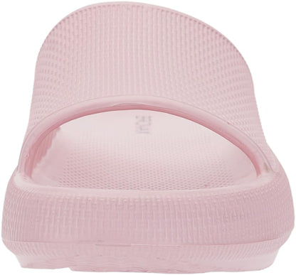 BRONAX Pillow Slippers for Women and Men | House Slides Shower Sandals | Cushioned Thick Sole 39-40 Pink
