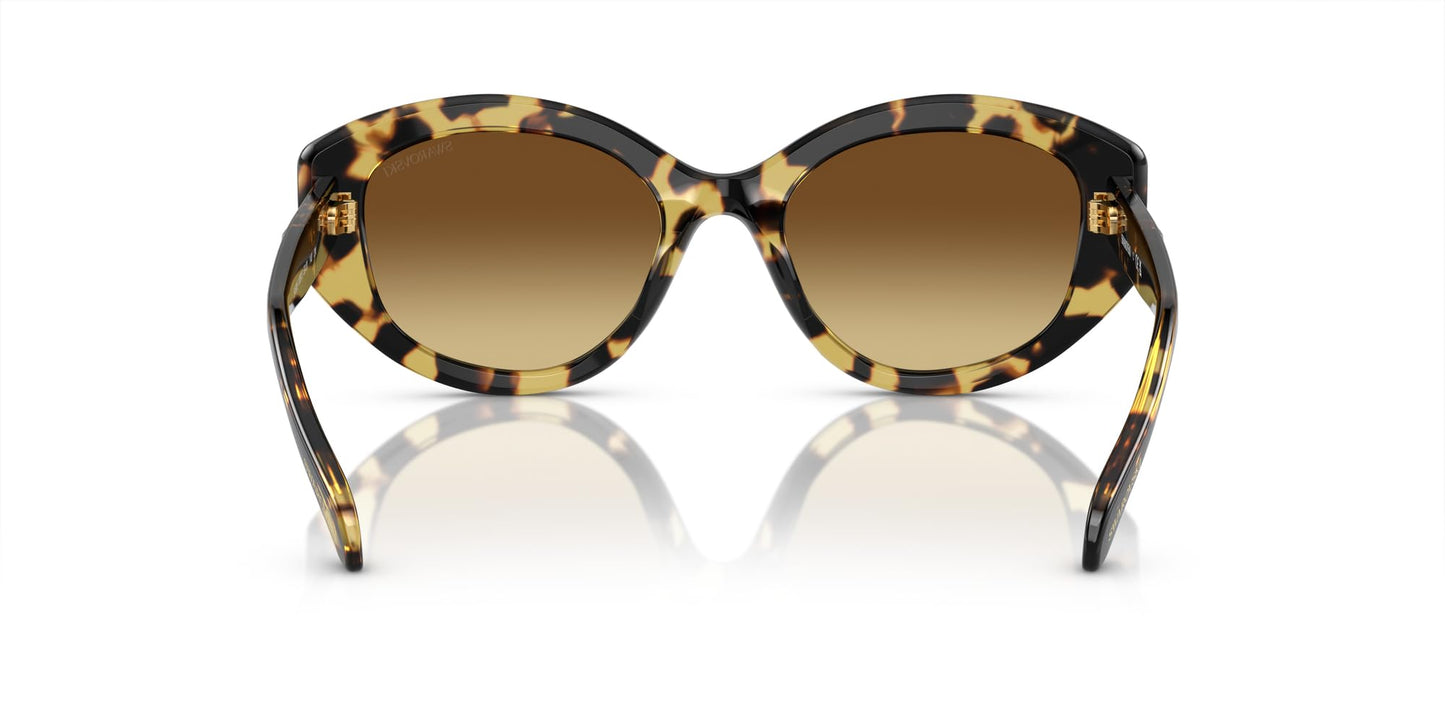 Swarovski SK6005 Sunglasses, Medium Havana/Brown Gradient, 53 mm