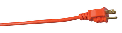 Southwire Light Duty Extension Cord, 50Ft, 16 Gauge, 3 Conductor, Outdoor Extension Cord, SJTW, Orange, 2308SW8803