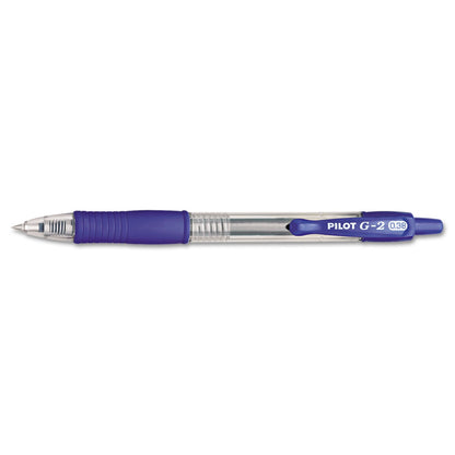 Pilot, G2 Premium Gel Roller Pens, Ultra Fine Point 0.38 mm, Pack of 12, Blue
