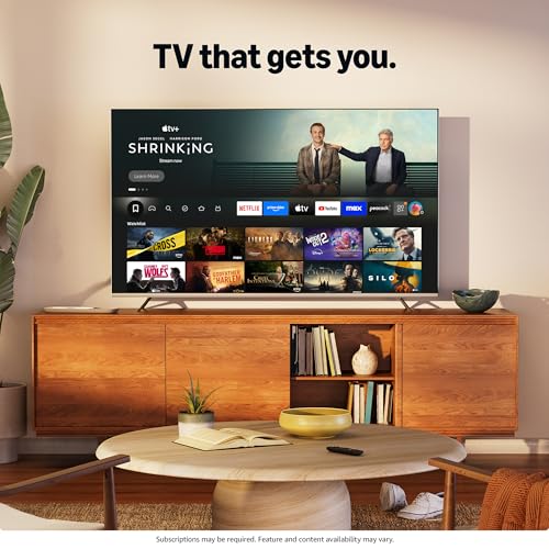 Hisense 50" E6 Cinema Series Hi-QLED 4K UHD Smart Fire TV (50E6QF) - AI Light Sensor, Dolby Vision · Atmos, Voice Remote with Alexa, Motion Rate 120, HDR 10+ Adaptive, Game Mode Plus