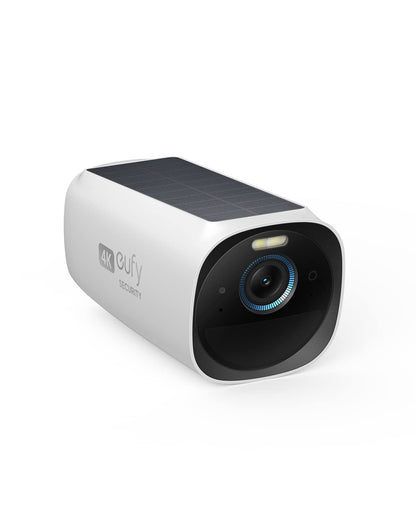 eufy Security eufyCam S330 (eufyCam 3) Add-on Camera, Security Camera Outdoor Wireless, 4K with Integrated Solar Panel, Face Recognition AI, Expandable Local Storage, Spotlight, No Monthly Fee