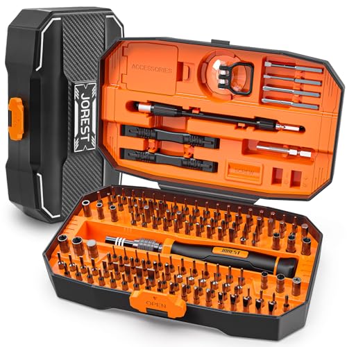 JOREST 152 in 1 Precision Screwdriver Set, Tool Gifts for Men, Mini Repair Tool Kit for Electronics, Macbook, Laptop, PC, RC, PS5, iphone, Jewelers, XBOX, Glasses
