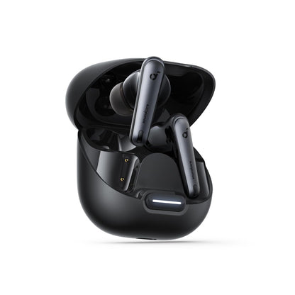Soundcore by Anker Liberty 4 NC Wireless Earbuds, 98.5% Noise Reduction, Adaptive Noise Cancelling to Ears and Environment, Hi-Res Sound, 50H Battery, Wireless Charging, Bluetooth 5.3