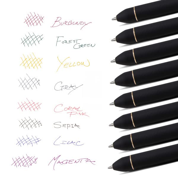 EnerGel Kuro Liquid Gel Pen, (0.7mm) Medium line, Assorted Ink, 24-pk
