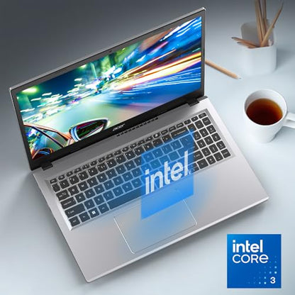 Acer Aspire Go 15 AI Ready Laptop | 15.6" FHD (1920 x 1080) IPS Display | Intel Core 3 Processor N355 | Intel Graphics | 8GB DDR5 | 128GB UFS | Wi-Fi 6 | Windows 11 Home in S Mode | AG15-32P-39R2