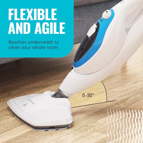 PurSteam 10-in-1 Steam Mop, Floor Steamer with Detachable Handheld Steam Cleaner for Tile, Hardwood Floors