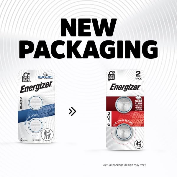 Energizer 2032 Batteries (10 Pack), 3V Lithium Coin Batteries with 3-in-1 Child Shield