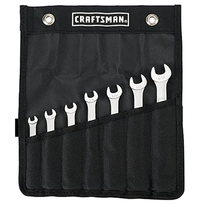 CRAFTSMAN SAE Wrench Set, 7-Piece, Includes Tool Pouch (CMMT21085)