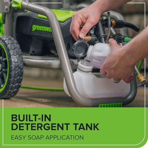 Greenworks 3000 PSI (2.0 GPM Max) Brushless Electric Pressure Washer