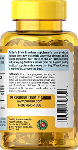 Puritan's Pride Vitamin D3 5,000 IU Bolsters Immunity for Immune System Support and Healthy Bones and Teeth Softgels, Packaging May Vary, Unflavored, 200 Count