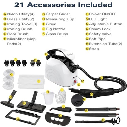 Waitbird 4.5 Bar 300°F Steam Cleaner for Bathroom, Kitchen, Floor & Grout