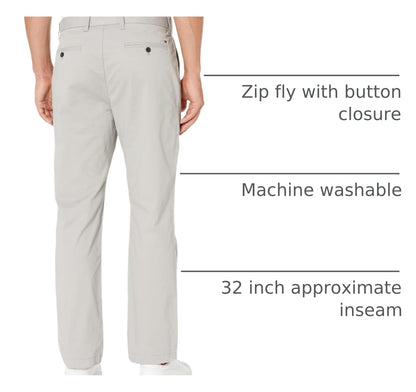 Tommy Hilfiger Men's Chino Pants Custom Fit, Drizzle 30x40