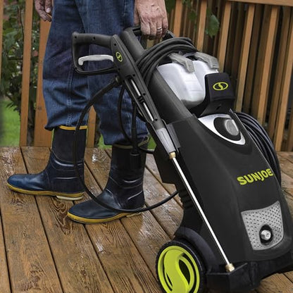 Sun Joe SPX3000 Electric Pressure Washer, 2030-PSI, 1.2-GPM Water Flow, Dual Detergent Soap Tanks, For Cars, Fences, RVs, ATVs, Patios, Sidewalks