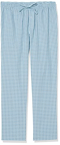 Amazon Essentials Men's Straight-Fit Woven Pajama Pant, Blue Geo Print, X-Large