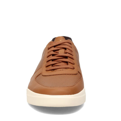 Cole Haan Men's Grand Crosscourt Modern Perforated Sneaker, British TAN Leather/Ivory, 10.5