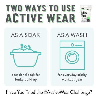 Rockin’ Green Active Wear Laundry Detergent - Unscented Laundry Detergent Powder & Odor Eliminator - Workout Clothes & Sportswear - Safe for Sensitive Skin - 90 Loads