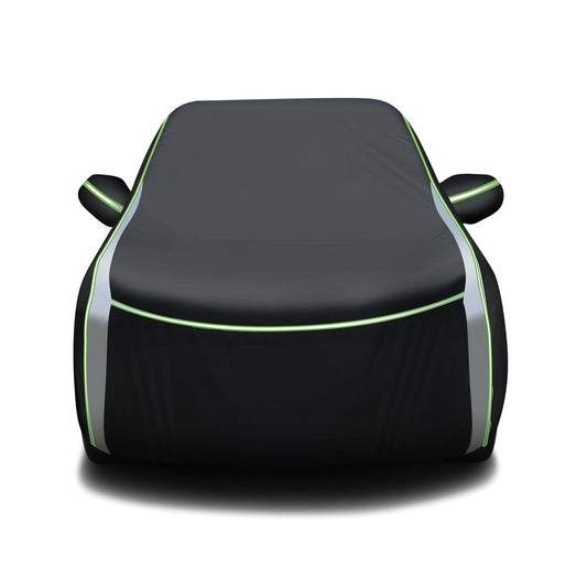 Cartist Car Cover Fits for Honda Accord Sedan/Coupe 1976-2025 All Weather Car Covers Outdoor for Accord Accessories Waterproof Anti UV with Zipper & Reflective Safety Strips