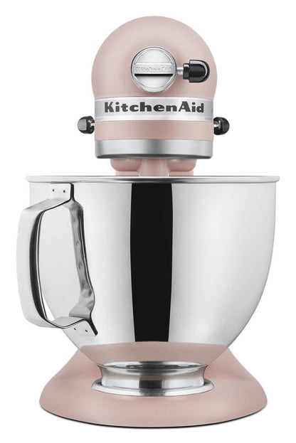 KitchenAid Artisan Series 5 Quart Tilt Head Stand Mixer with Pouring Shield KSM150PS, Feather Pink