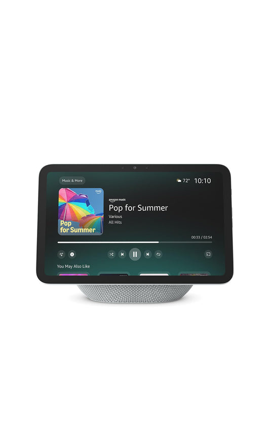 Amazon Echo Show 8 (newest model), Vibrant HD 8.7" display with spatial audio, Designed for Alexa+, Glacier White