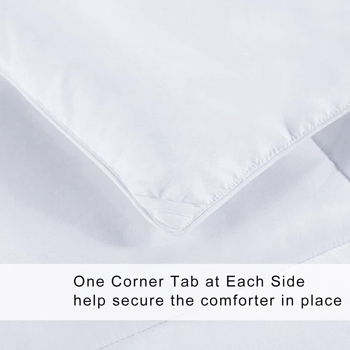 COHOME All Season King Size Cooling Comforter，Fluffy Down Alternative Comforter - Quilted Duvet Insert with Corner Tabs - Luxury Soft Hotel Comforter - Reversible - Breathable - White