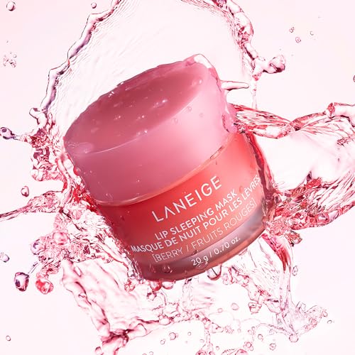 LANEIGE Lip Sleeping Mask Berry: Nourish, Hydrate, Vitamin C, Murumuru & Shea Butter, Antioxidants, Flaky, Dry Lips