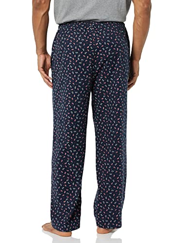 Amazon Essentials Men's Straight-Fit Woven Pajama Pant, Navy Paisley, 3X-Large