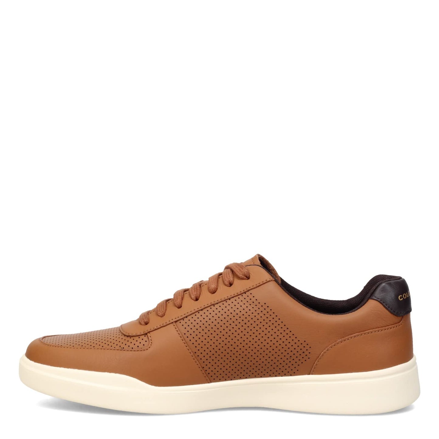 Cole Haan Men's Grand Crosscourt Modern Perforated Sneaker, British TAN Leather/Ivory, 10.5